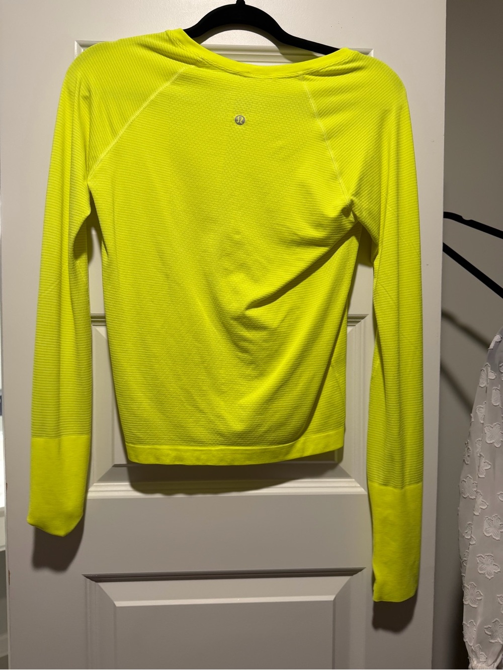 lululemon athletica Neon Yellow Lightweight Crew Long-Sleeve